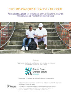 Guide to Mentoring Youth in Care (french)
